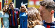 Rodzina wspiera Roberta Lewandowskiego na Camp Nou. Stylizację Ani za 12 tysięcy zaatakowała CYKADA... (ZDJĘCIA)