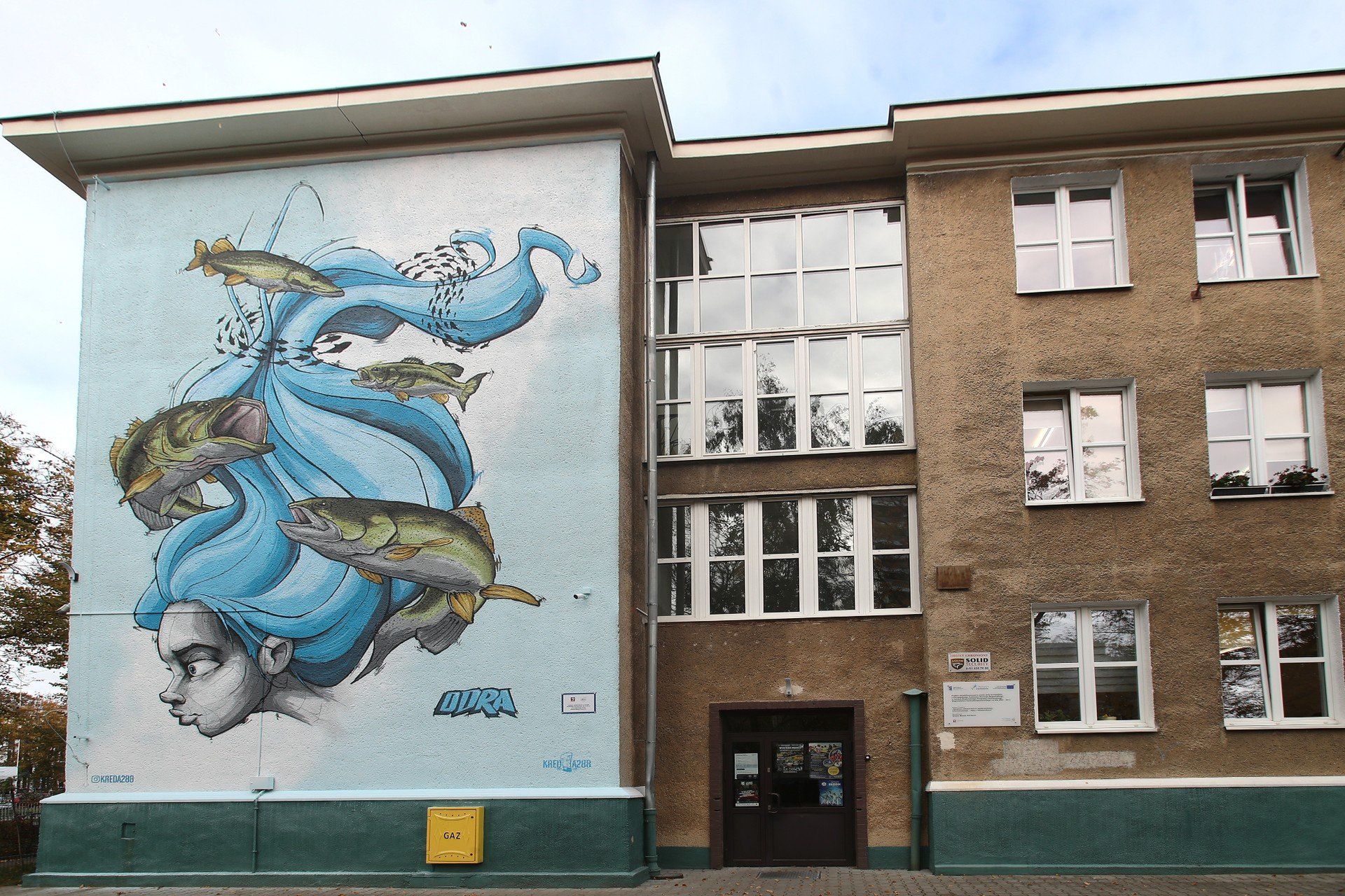Efektowne murale na murach SP nr 46