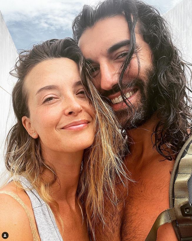 Justin Baldoni z żoną