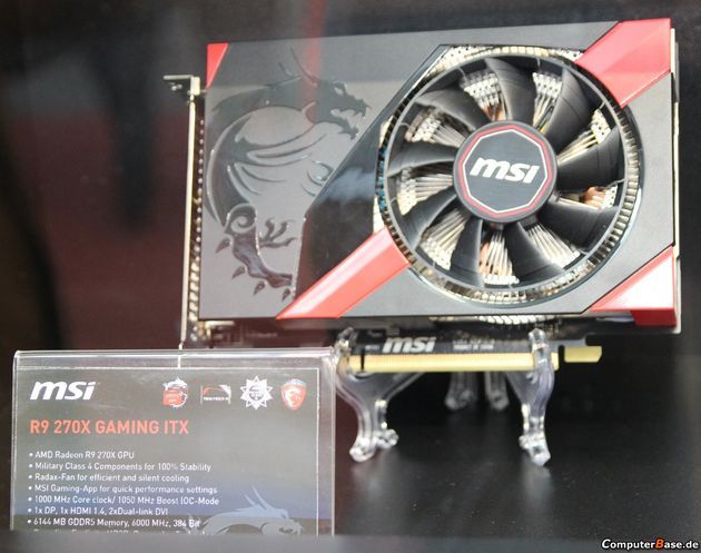 MSI Radeon R9 270X Gaming ITX karta graficzna zdjęcie