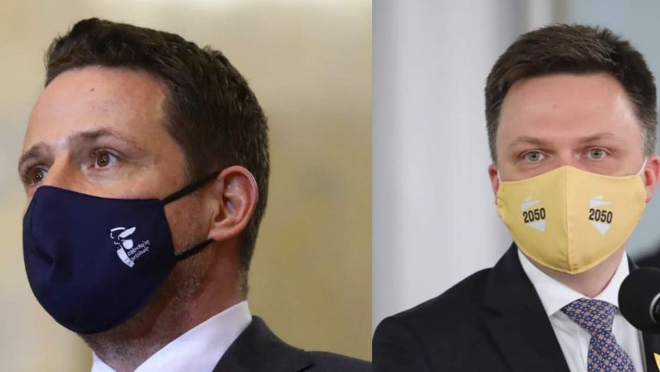 Rafał Trzaskowski i Szymon Hołownia 