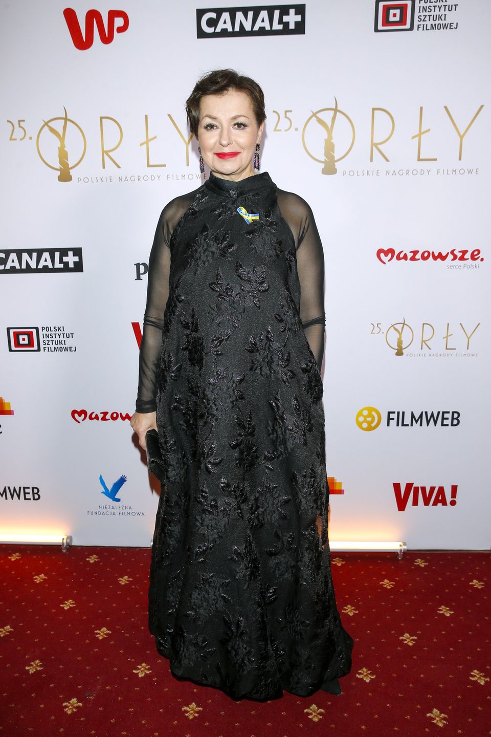Aleksandra Konieczna podczas rozdania nagród "Orły",marzec 2023