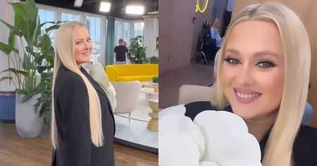 Odmieniona Gosia Andrzejewicz chwali się metamorfozą na kanapie "Dzień dobry TVN". Petarda? (ZDJĘCIA)