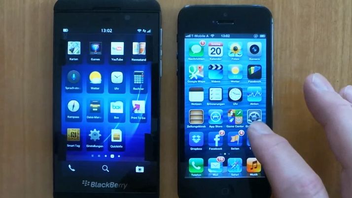 Nowe BlackBerry na tle iPhone'a 5. Który ładniejszy? 1