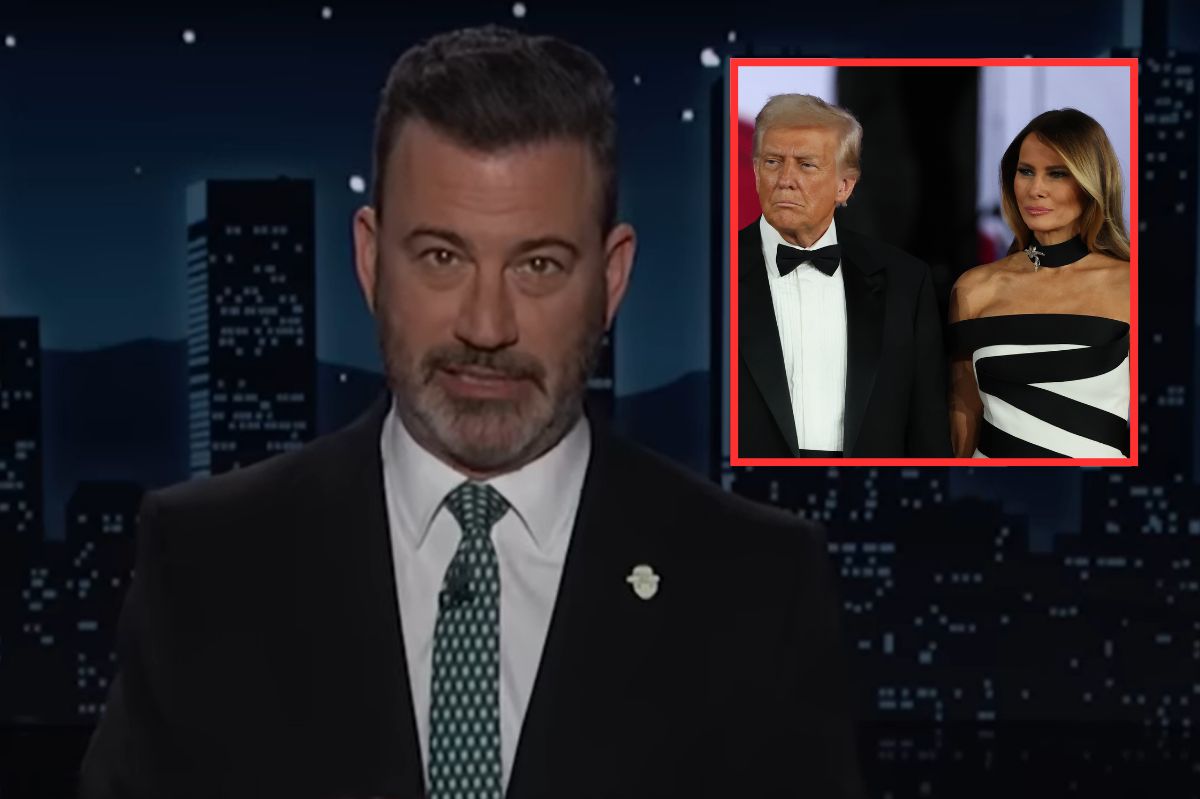 Jimmy Kimmel mocked the Trumps on his TV show.