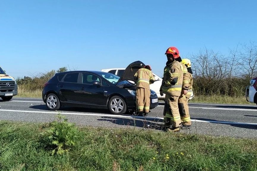 Wypadek na DK9 w Łoniowie. Droga była całkowicie zablokowana
