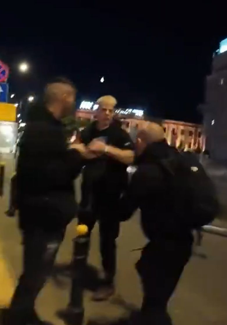 "Taazy" starł się z zawodnikiem MMA w centrum Warszawy
