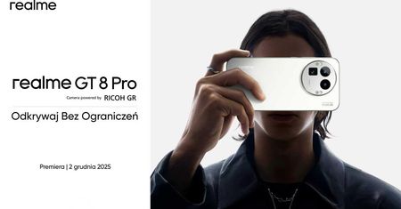 realme GT 8 Pro z modułową wyspą aparatu zadebiutuje w Polsce 2 grudnia