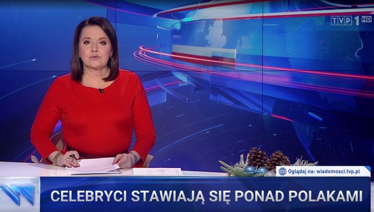 "Wiadomości" TVP: Holecka zadała złośliwe pytanie. Czekała aż do końca programu