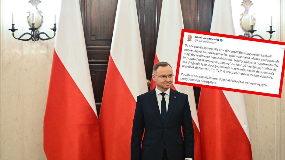 Kamil Zaradkiewicz krytykuje Andrzeja Dudę