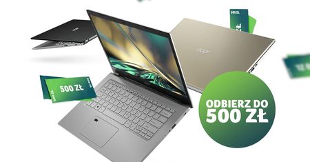 Acer zwraca pieniądze za laptopy – można zgarnąć nawet 500 zł