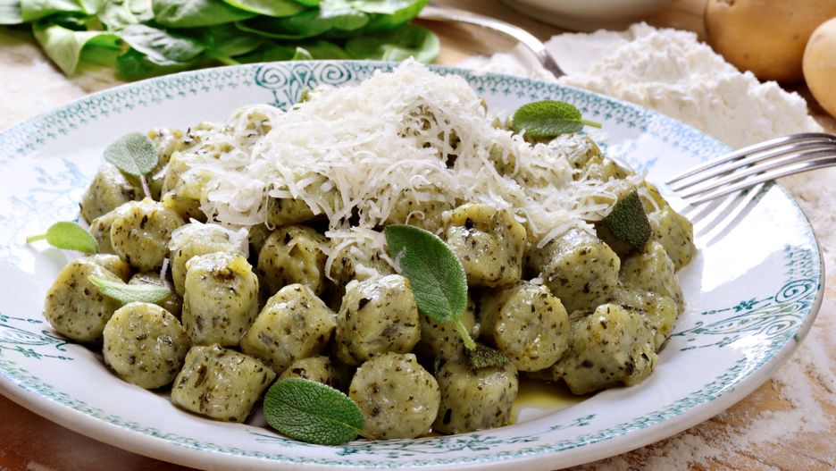 Szpinakowe gnocchi