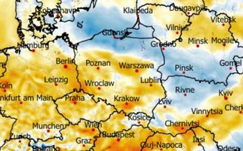 Nawet 20 st. C na termometrach. Nie wszędzie jednak tak przyjemnie