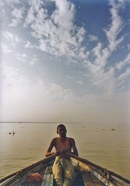 Varanasi, Ganges, fot. Piotr Trybalski