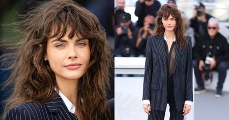 Odmieniona Cara Delevingne zachwyca w Cannes. Modelka zafundowała sobie METAMORFOZĘ (ZDJĘCIA)