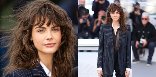 Odmieniona Cara Delevingne zachwyca w Cannes. Modelka zafundowała sobie METAMORFOZĘ (ZDJĘCIA)