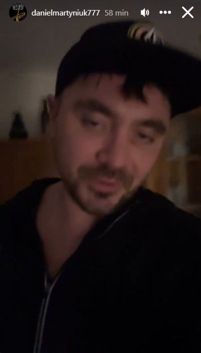 Wpis Daniela Martyniuka na Instagramie