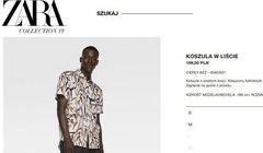 Zara po krytyce internautów usunęła zdjęcie koszuli z bambusem i zmieniła pod nim podpis