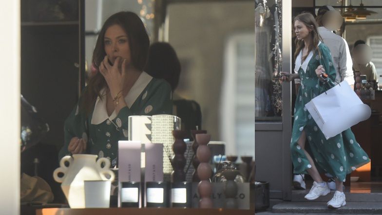 Joanna Opozda buszuje po butiku i gawędzi w restauracji z Mateuszem Banasiukiem