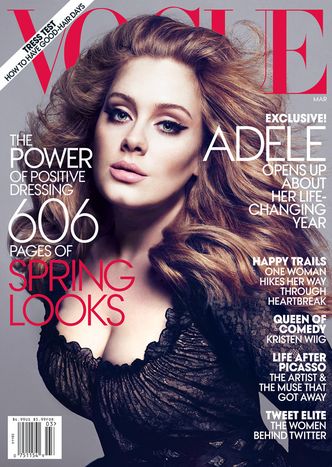 Adele na okładce amerykańskiego "Vogue'a"! (FOTO)