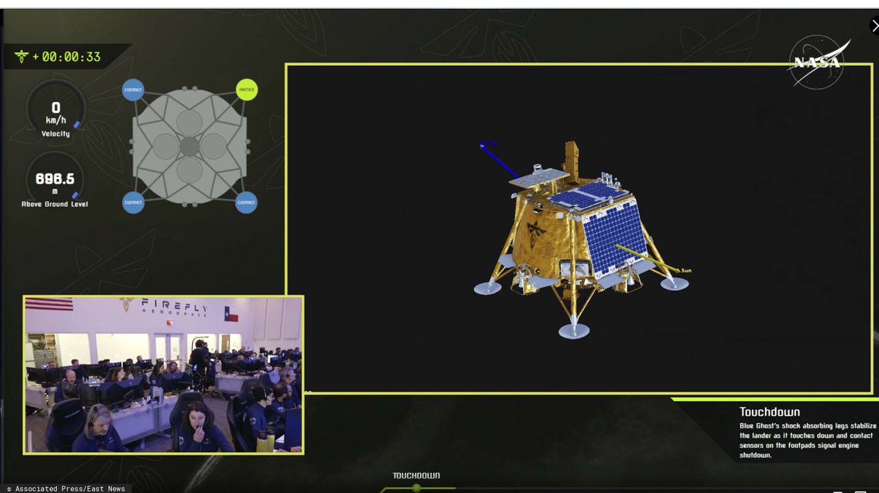 Blue Ghost lands on moon, paving way for NASA's artemis missions