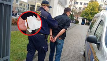 Rzucał cegłami na terenie szkoły. Pokazali, co miał przy sobie