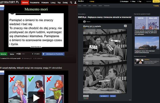 Demotywatory, Jbzdy i Jeja ze spadkami, mocno w górę Sadistic (TOP10 serwisów z humorem)