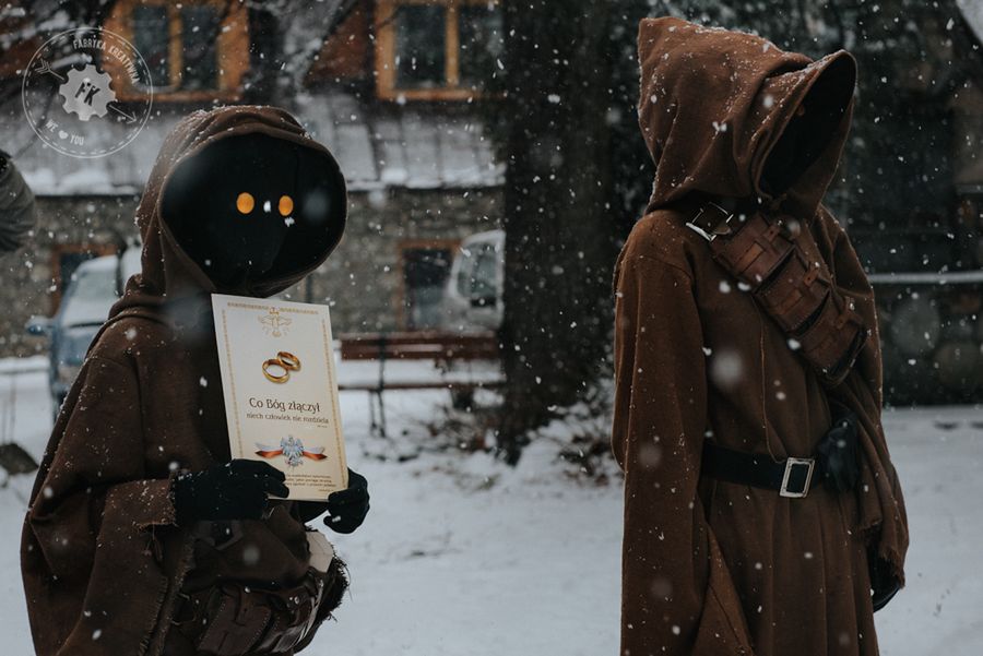 Dawno, dawno temu w odległej galaktyce... odbył się ślub - zdjęcia z ceremonii w klimacie Star Wars 28