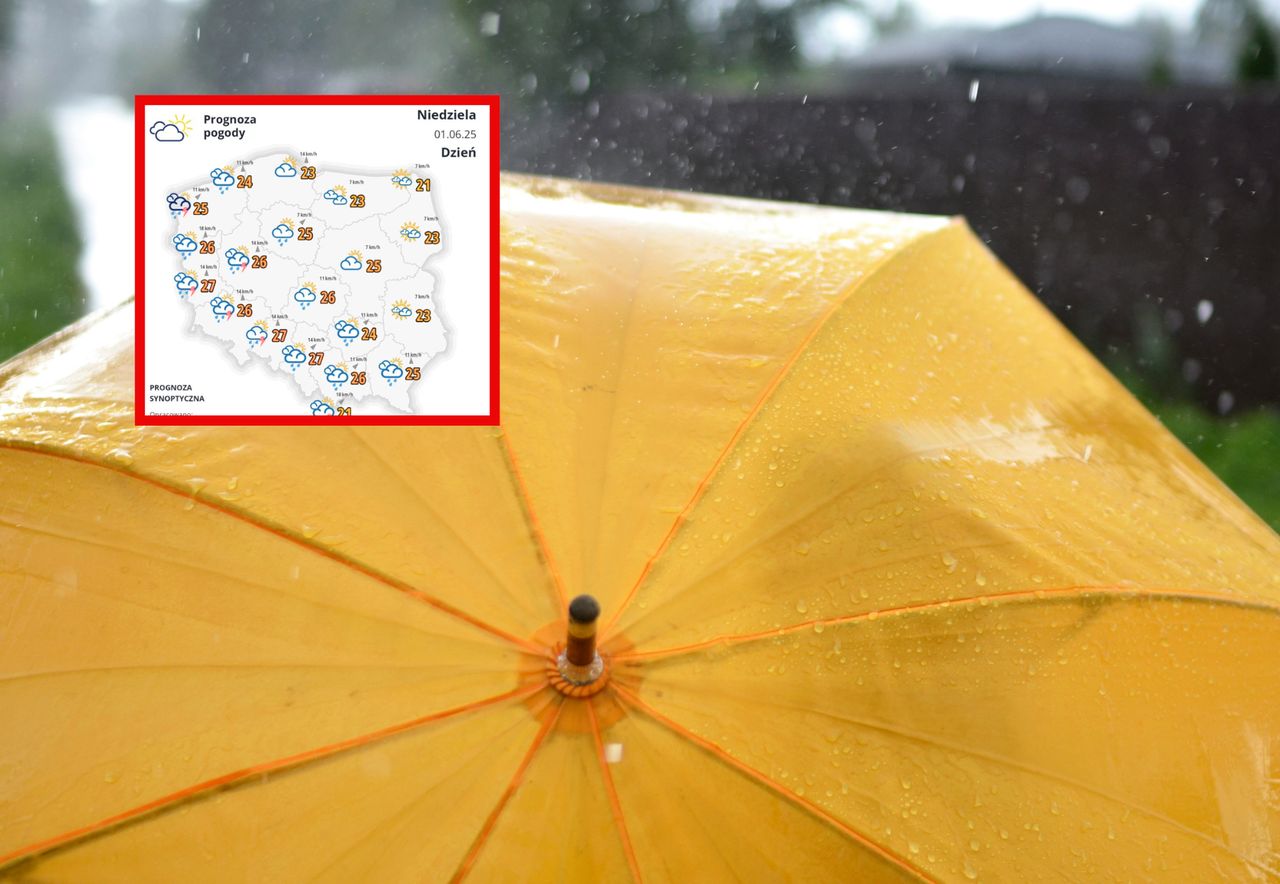Prognoza na niedzielę. Sprawdź, czy potrzebujesz parasol na wybory