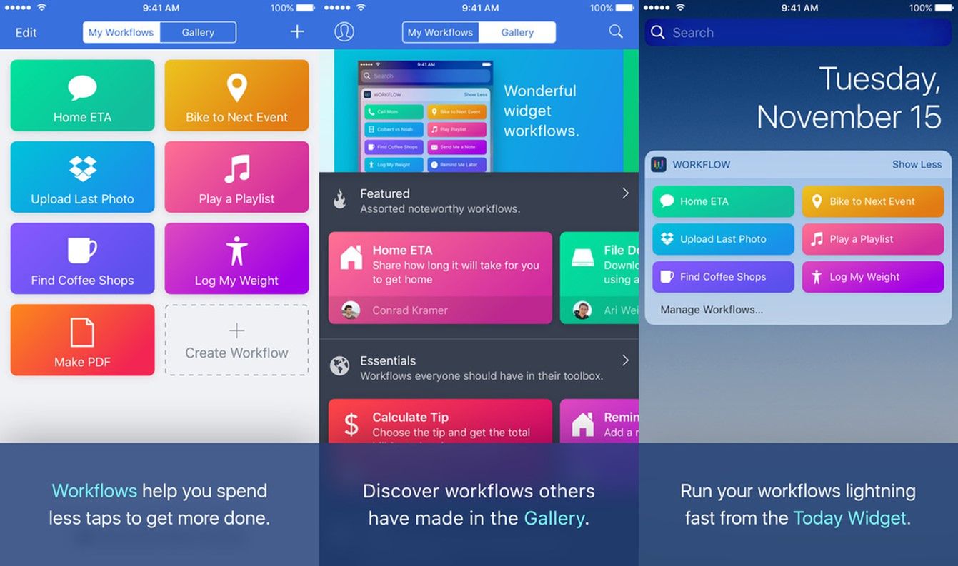 Apple przejął aplikację Workflow. Czy to zwiastun zmian w systemie iOS? 2