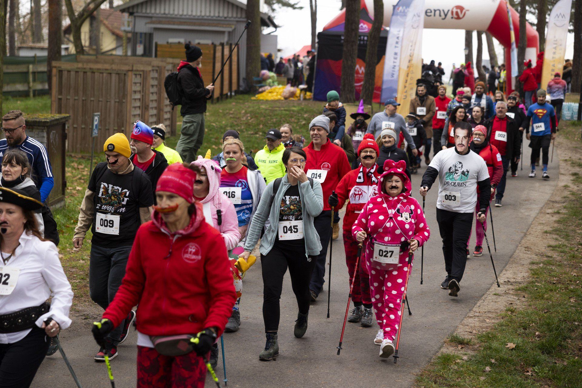 Bieg z Wąsem nad zalewem w Kryspinowie i Budzyniu