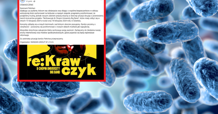 Koncerty odwołane. Liczba przypadków krztuśca stale rośnie