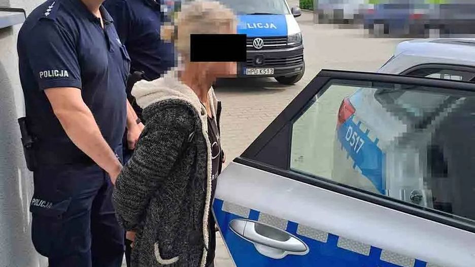 Policja zatrzymała kobietę, która znęcała się nad matką