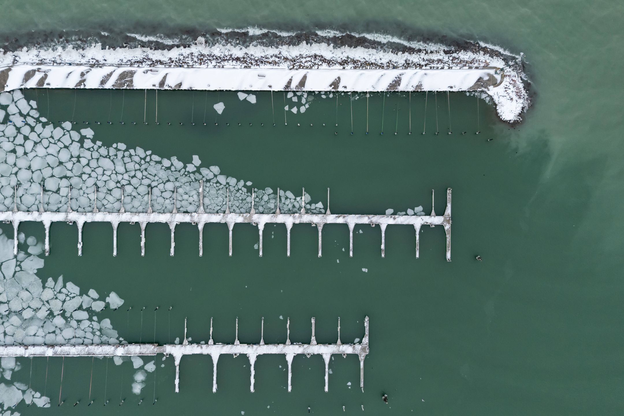 Zamarzający Balaton