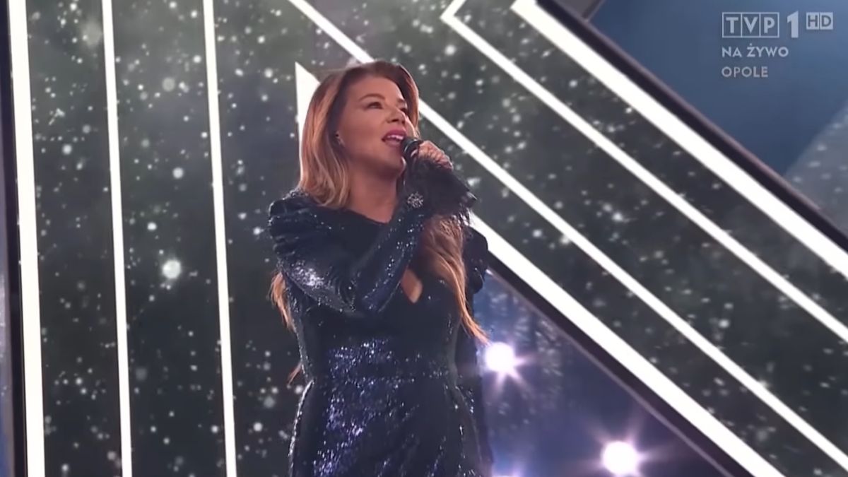 Edyta Górniak podczas występu dla Krzysztofa Krawczyka