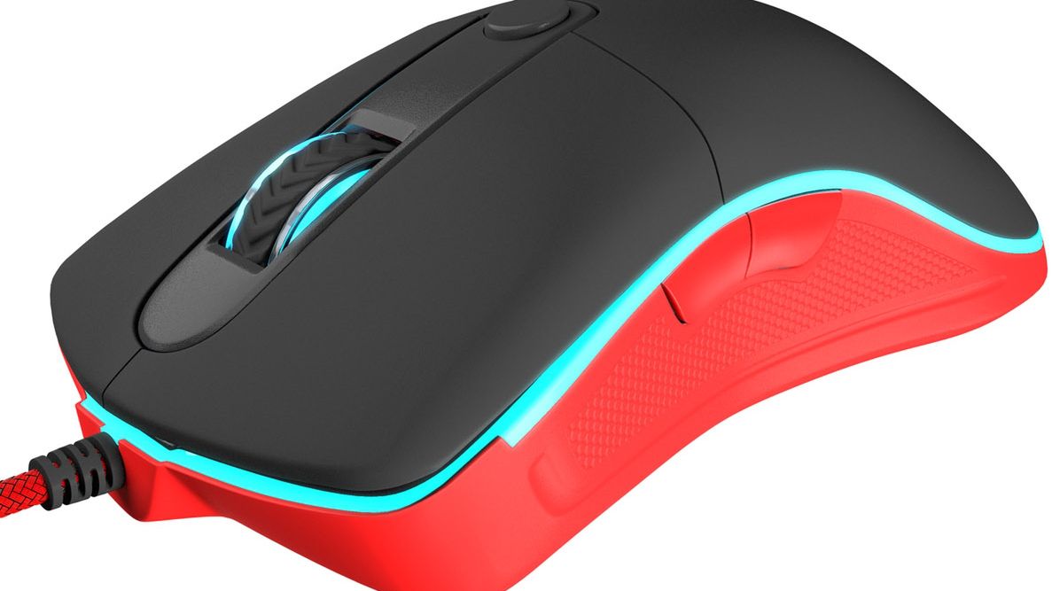 Genesis Krypton 500: mysz z sensorem PixArt i podświetleniem RGB 1