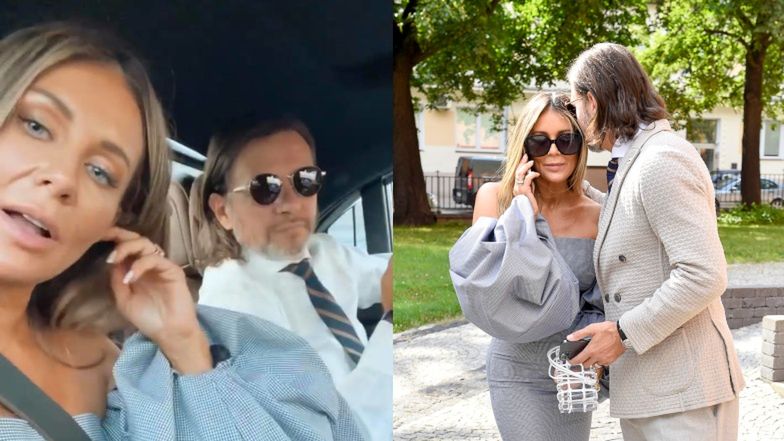 Małgorzata Rozenek i Radosław Majdan tłumaczą się ze zbyt wczesnego przybycia na ślub Antka Królikowskiego i Joanny Opozdy