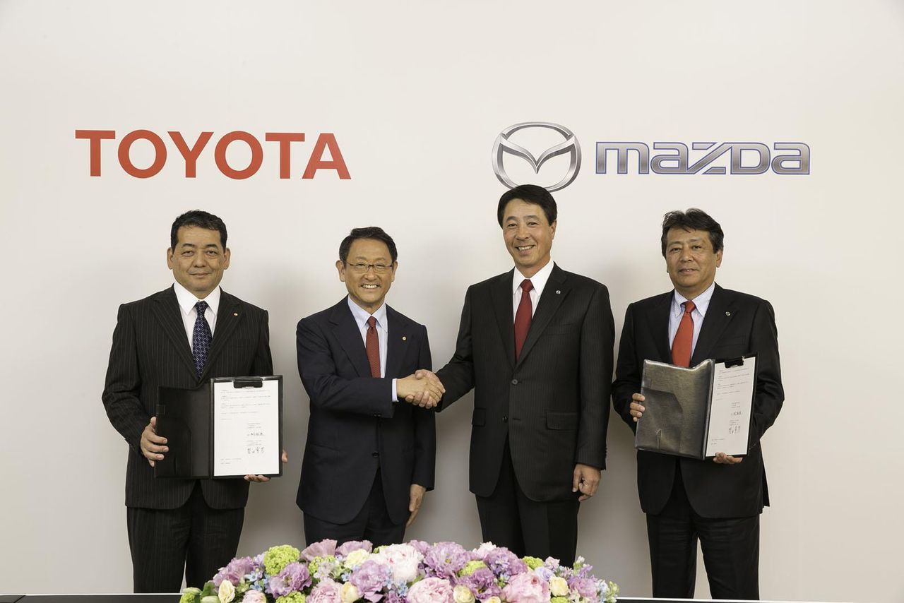 Toyota i Mazda zawarły porozumienie o współpracy