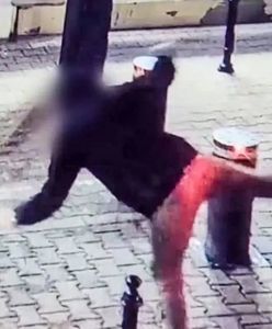 Wandal szedł deptakiem w Zielonej Górze i demolował. Po chwili został zatrzymany