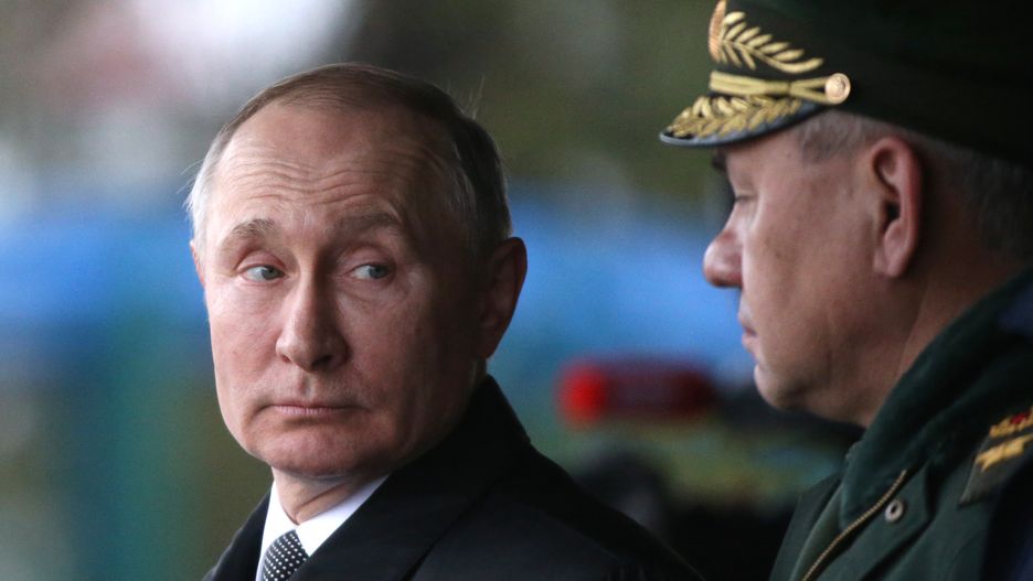Władimir Putin i Siergiej Shoigu.