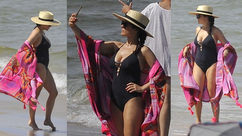 Kasia Cichopek na plaży