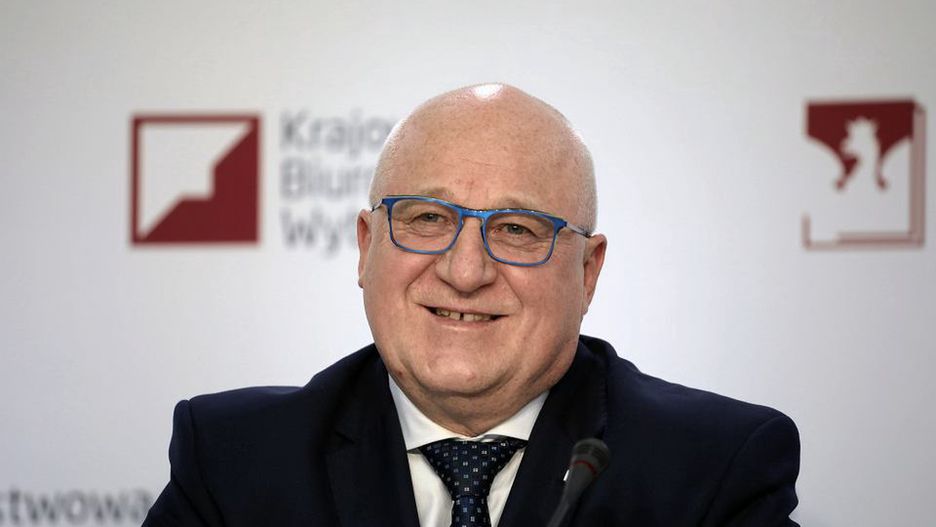 Przewodniczący Państwowej Komisji Wyborczej Sylwester Marciniak