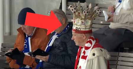 Tak przebrał się na mecz. Kibic reprezentacji Polski skradł show na trybunach