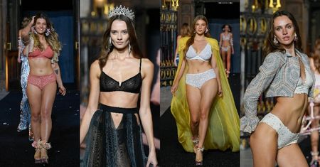 Polskie modelki zachwycają na pokazie bielizny podczas paryskiego tygodnia mody (ZDJĘCIA)