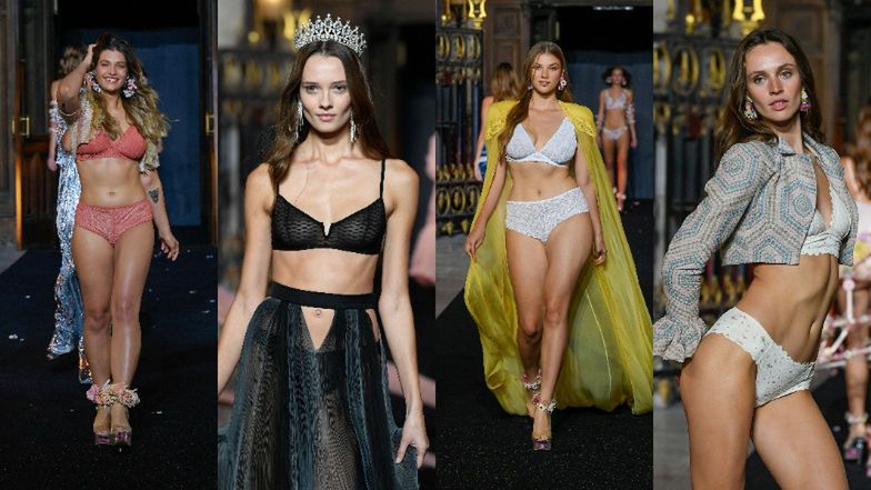 Polskie modelki zachwycają na pokazie bielizny podczas paryskiego tygodnia mody (ZDJĘCIA)