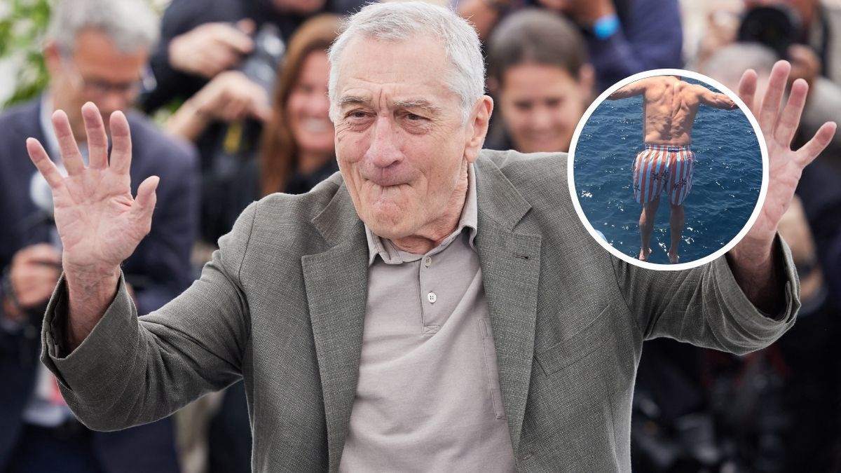 81-letni Robert De Niro skacze z jachtu do wody. "On jest taki szalony"