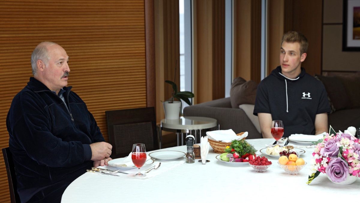 Aleksander Łukaszenka zabrał na spotkanie z Władimirem Putinem swojego najmłodszego syna. Szykuje go na następcę?