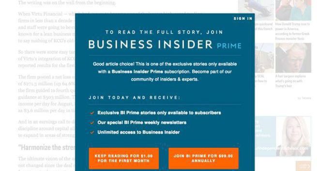 Business Insider wprowadza opłaty za specjalistyczne teksty, w polskiej wersji nie ma na razie takich planów