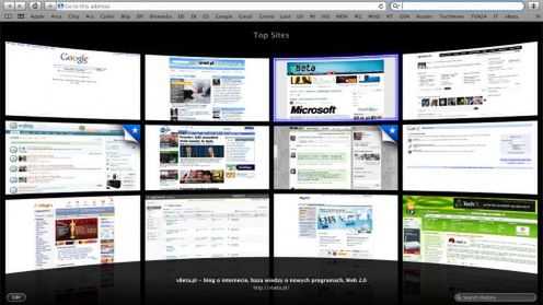 Safari 4 beta - już jest! 1