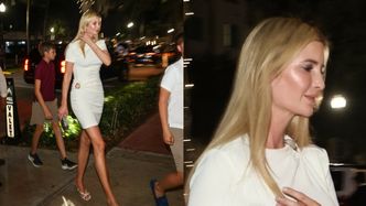 Ivanka Trump zachwyca w drodze do restauracji, prezentując opalone nogi do nieba